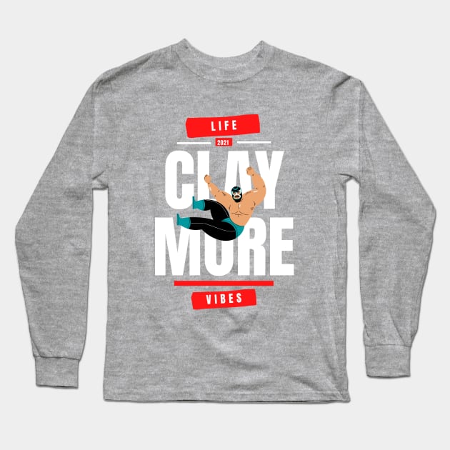 Claymore kick,wwe Long Sleeve T-Shirt by district28